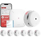 X-Sense Smart Rauchmelder XS01-M mit SBS50 Basisstation, Zertifiziert nach EN 14604, vernetzbare...