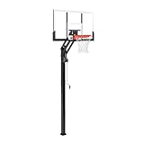 Spalding - Gold In-Ground Hoop - Basketballkorb - Größe 54'' - Stahlrahmen aus Acryl mit...