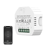 Wlan Rolladenschalter Modul mit Prozentfunktion, 2.4GHz Alexa Smart Rolladensteuerung, APP...