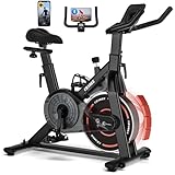 CHAOKE Heimtrainer Fahrrad mit App, 2025 Leiser Hometrainer mit Magnetwiderstand, Verstellbarem Sitz...