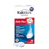 Kukident Aktiv Plus Reinigungstabletten - Tabs zur Reinigung von Zahnersatz, Zahnprothese & Gebiss -...