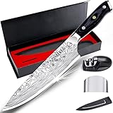 MOSFiATA Kochmesser, Küchenmesser Fleischmesser Profi Chefmesser 20CM Allzweckmesser aus EN.4116...